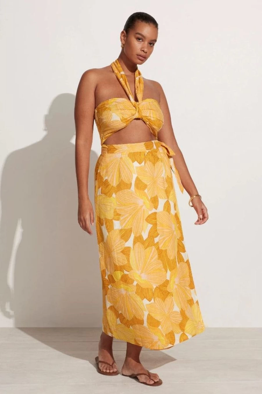 Faithfull The Brand La Marieta Floral Print Casitas Wrap Skirt - Women's Boho Summer Skirt Final Sale