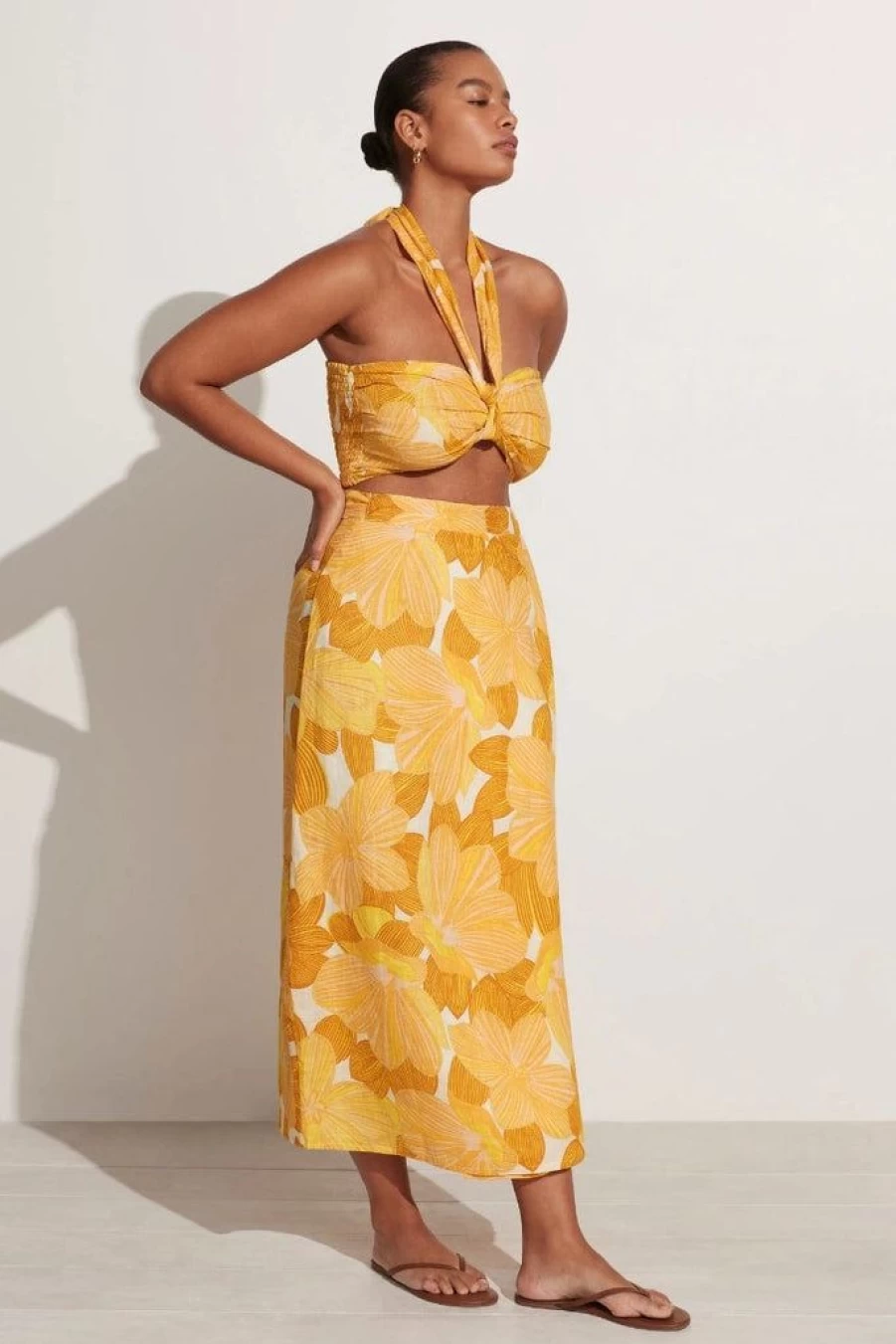 Faithfull The Brand La Marieta Floral Print Casitas Wrap Skirt - Women's Boho Summer Skirt Final Sale