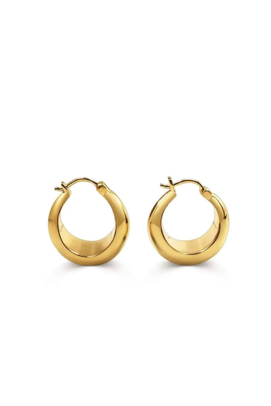 Faithfull The Brand Oli Hoops Mini Gold Hoop Earrings