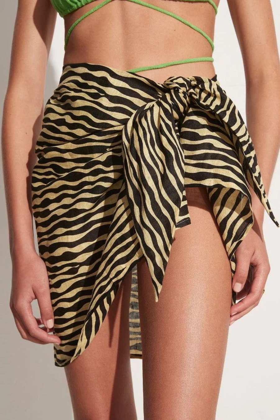 Faithfull The Brand Salina Pareo Capo Testa Print Beach Cover-Up - Final Sale