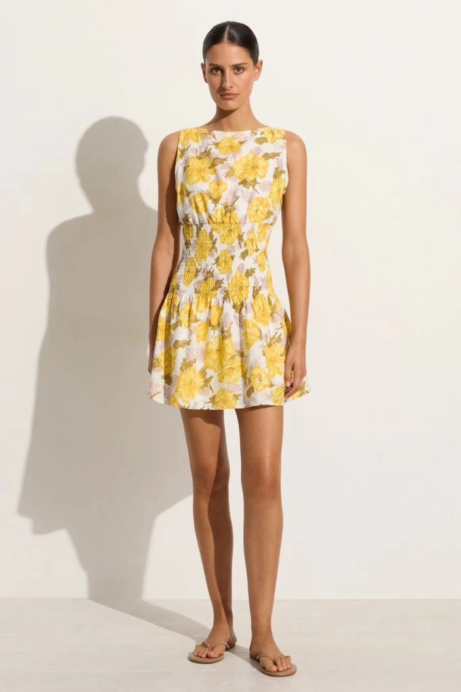 Faithfull The Brand Novalee Floral Mini Dress - Isadora Boho Chic Women's Summer Dress