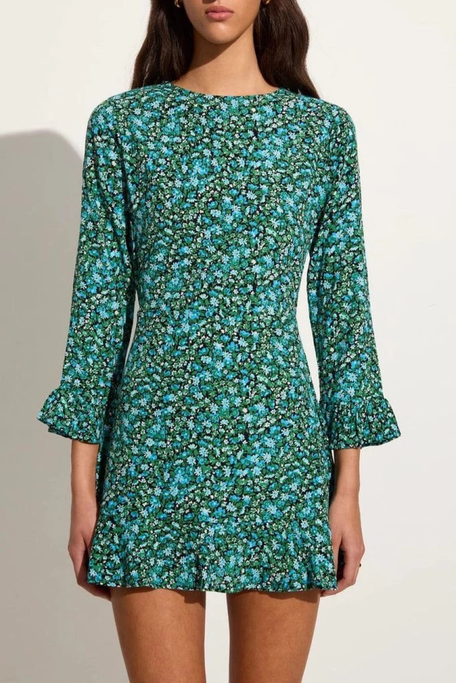 Faithfull The Brand El Cid Mini Dress - Floral Print Summer Dress by Marilla