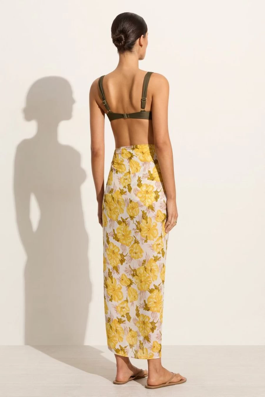 Faithfull The Brand Vicenza Floral Pareo - Isadora Printed Beach Wrap
