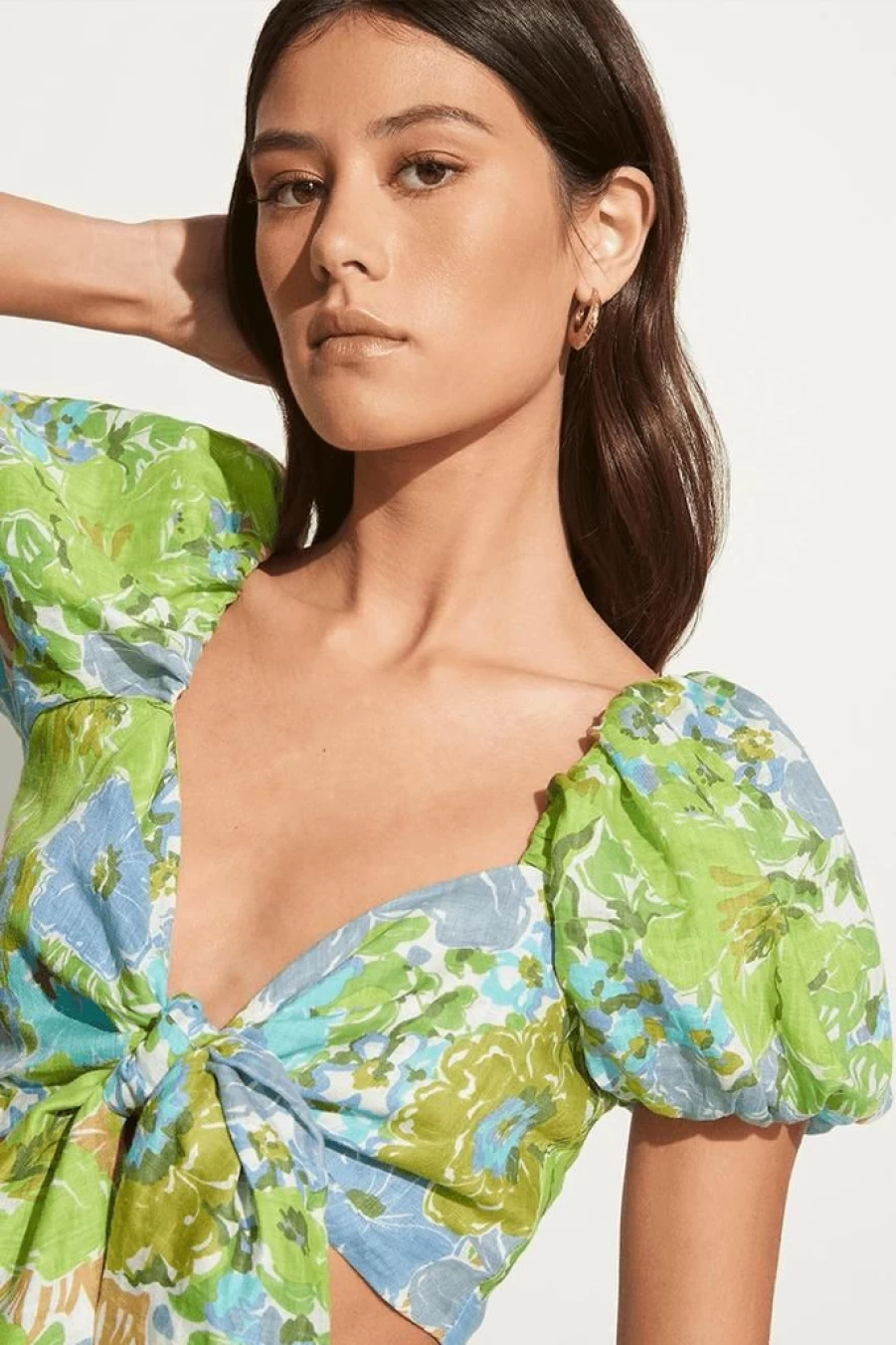 Faithfull The Brand Eva Top Floral Print - San Benedetto Style - Final Sale