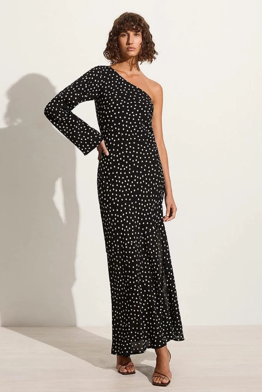 Faithfull The Brand Tocha Maxi Dress with Formosa Spot Print - Flowy Boho Summer Dress