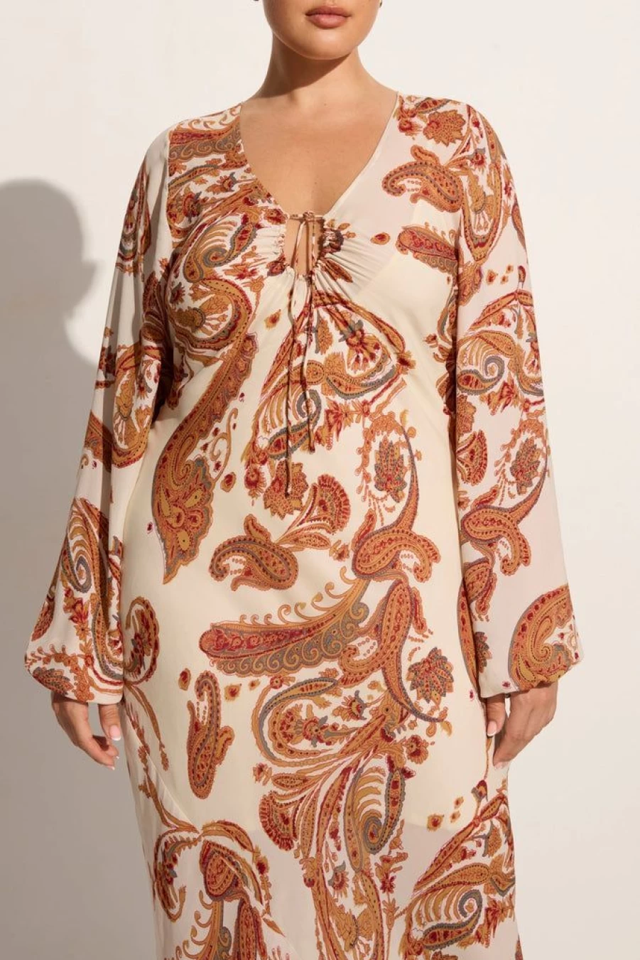 Faithfull The Brand Alessia Paisley Print Santos Maxi Dress