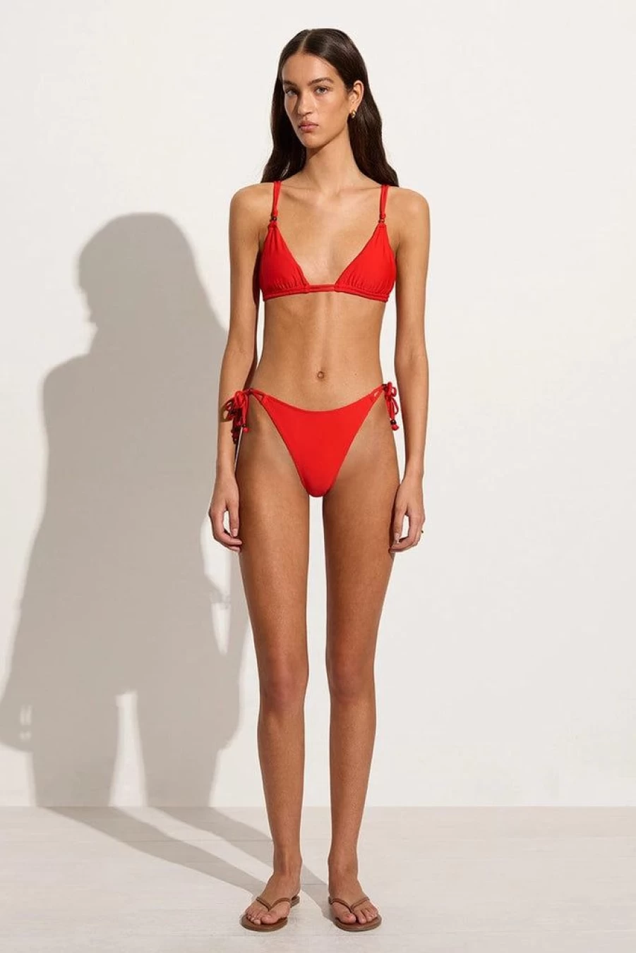 Faithfull The Brand Women's Salsa Bikini Bottoms - Dua High-Waisted Swimwear