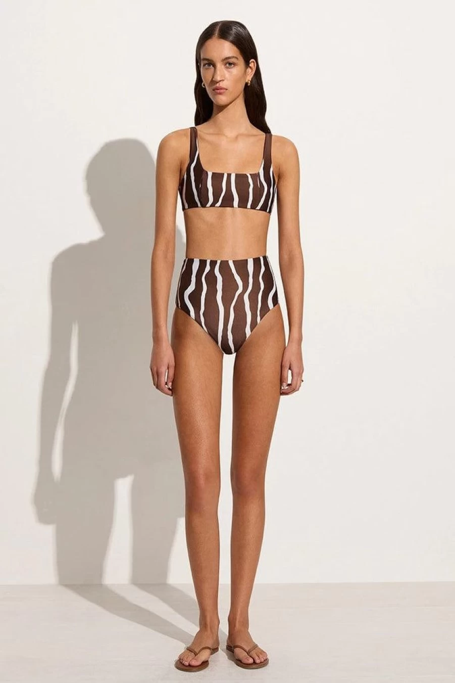 Faithfull The Brand Women's Afonso High-Waisted Bikini Bottoms - La Tuza Style Swimwear