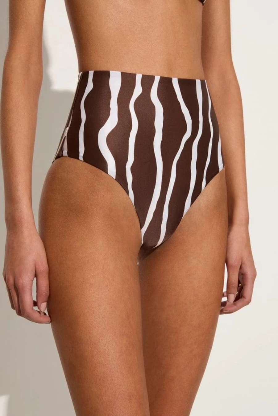 Faithfull The Brand Women's Afonso High-Waisted Bikini Bottoms - La Tuza Style Swimwear