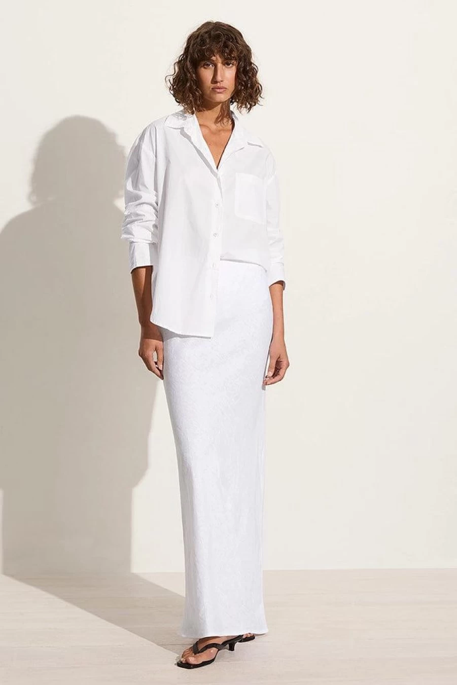 Faithfull The Brand Mirabella White Shirt for Women - Elegant Casual Top