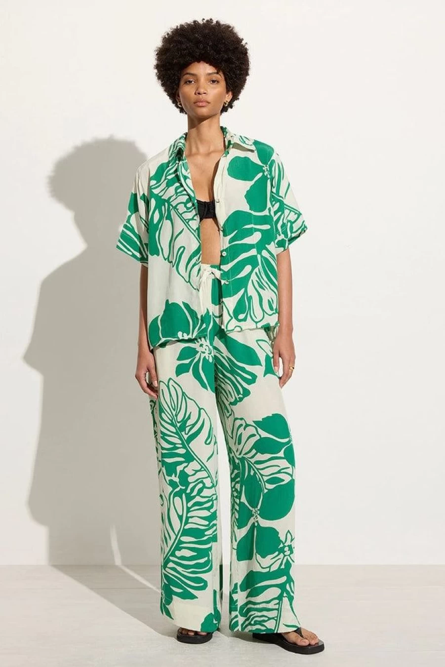 Faithfull The Brand Dreamland Los Cabos Floral Print Shirt - Boho Chic Women's Top