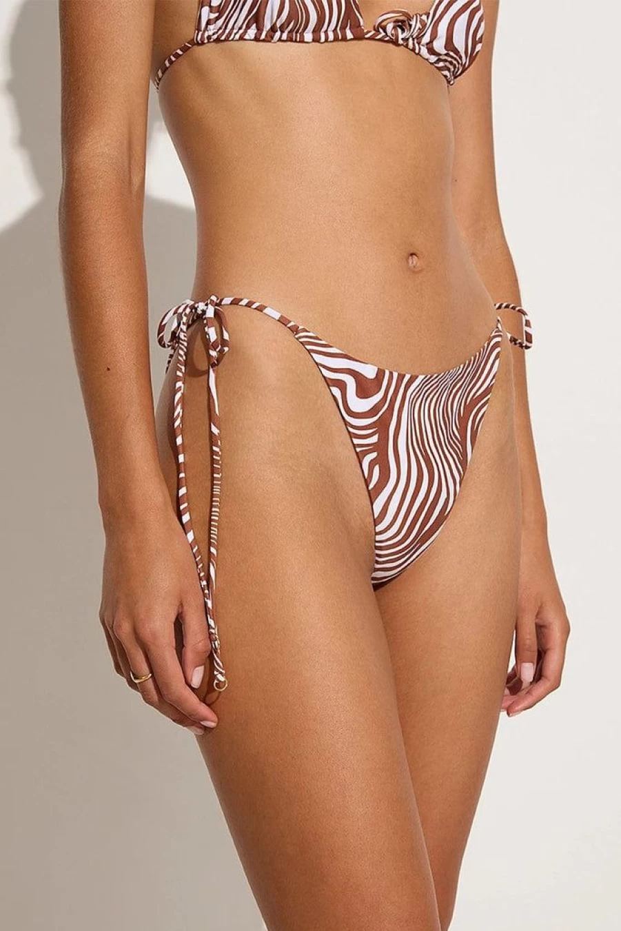 Faithfull The Brand Ambra High-Waisted Bikini Bottoms - Le Stazzi Final Sale
