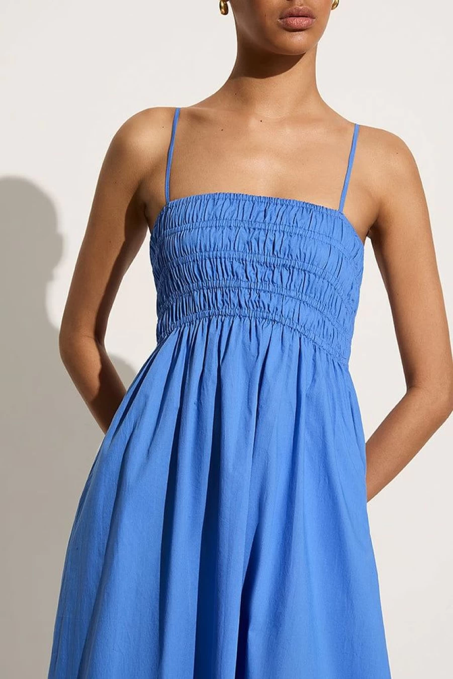 Faithfull The Brand Marieka Midi Dress in Oceania Print - Exclusive Summer Dress