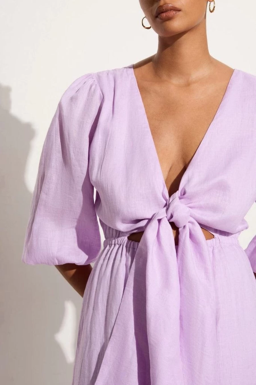 Faithfull The Brand La Mia Maxi Dress in Lilac - Women's Floral Summer Dress Final Sale