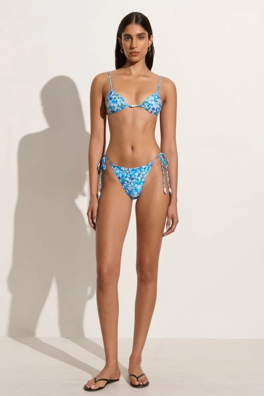 Faithfull The Brand Ostia Stellina Floral Bikini Top for Women