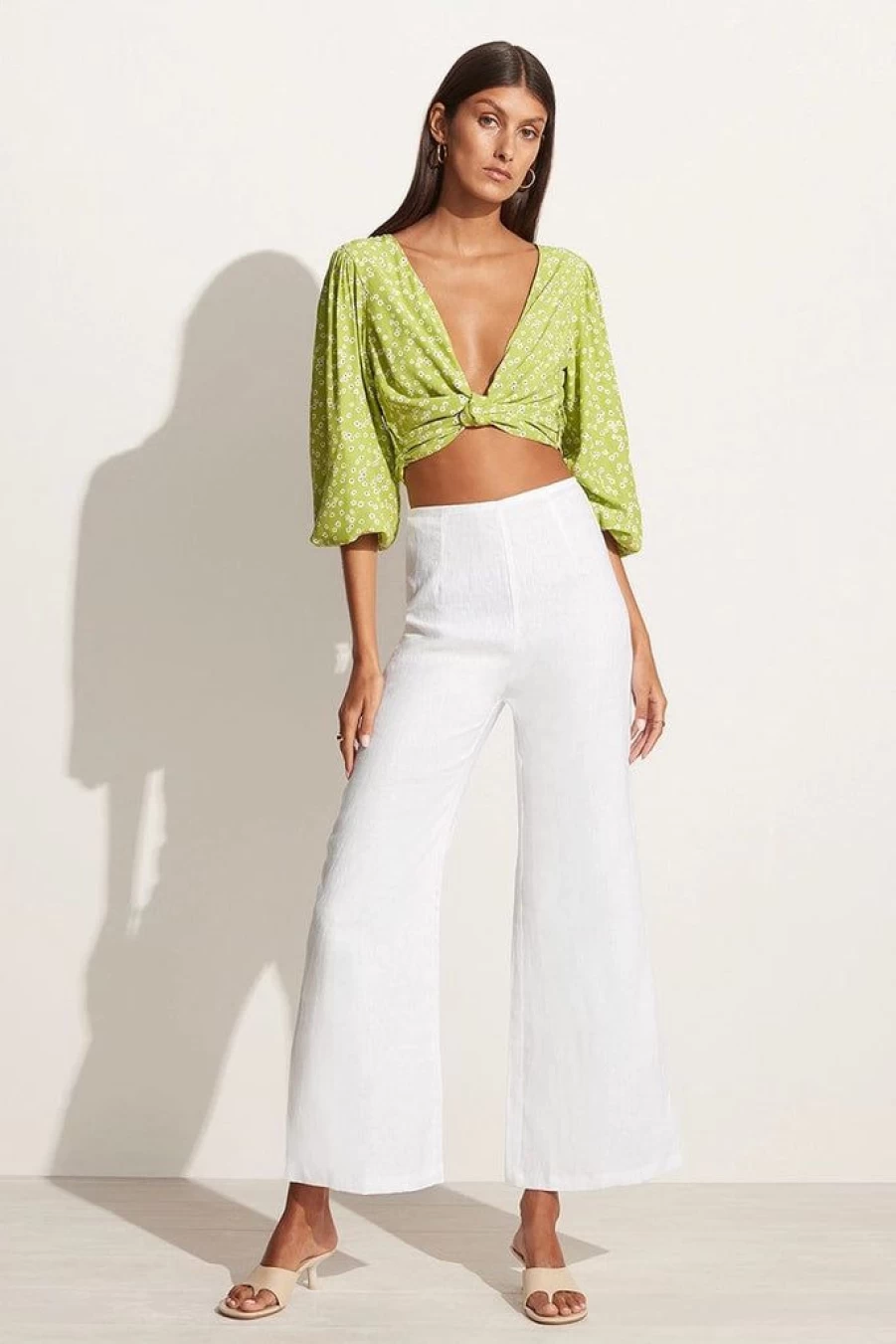 Faithfull The Brand Tianna Top - Tiare Floral Print Women's Blouse, Final Sale Boutique Fashion