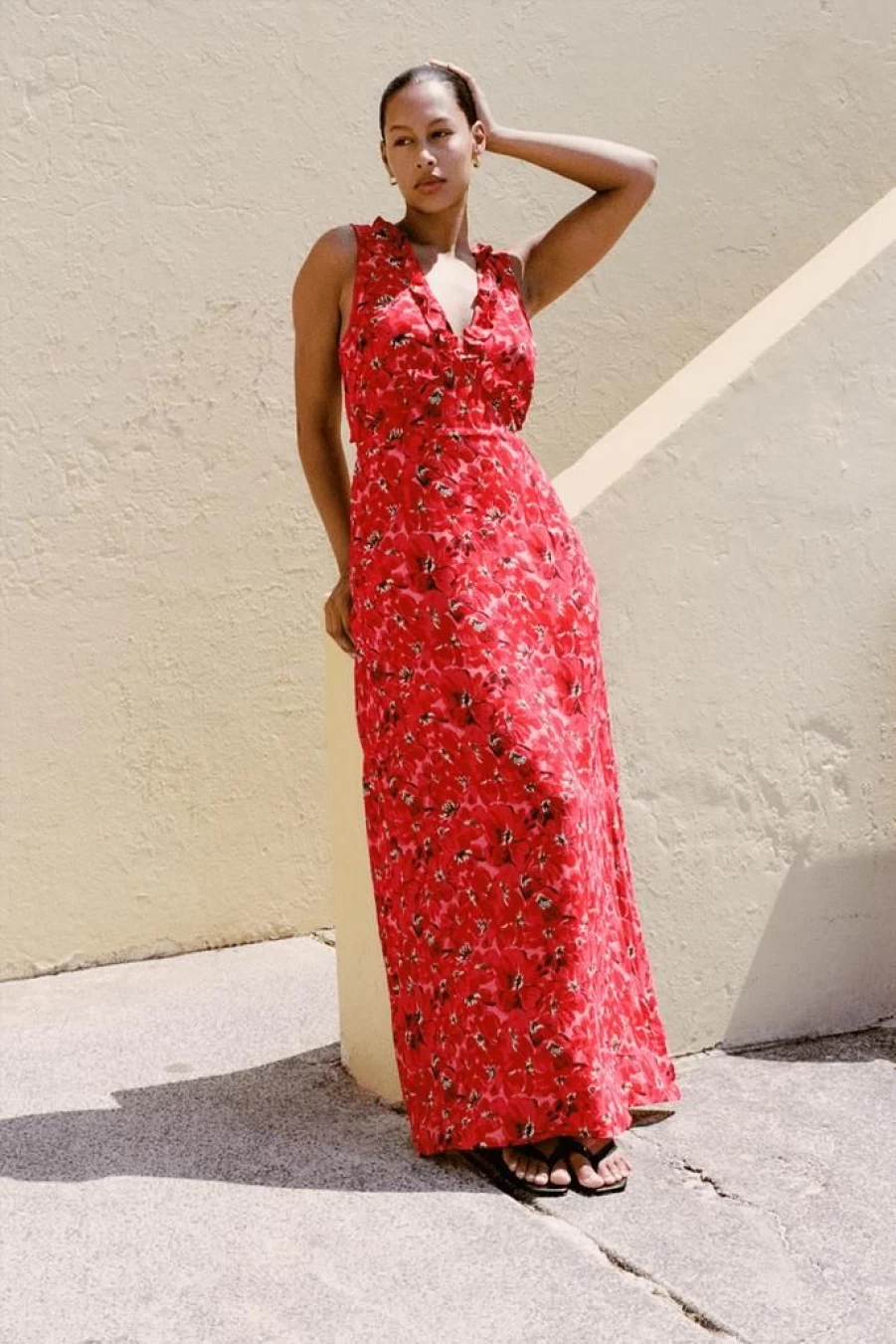 Faithfull The Brand San Luis Maxi Dress - Floral Pink Boho Summer Dress El Limon