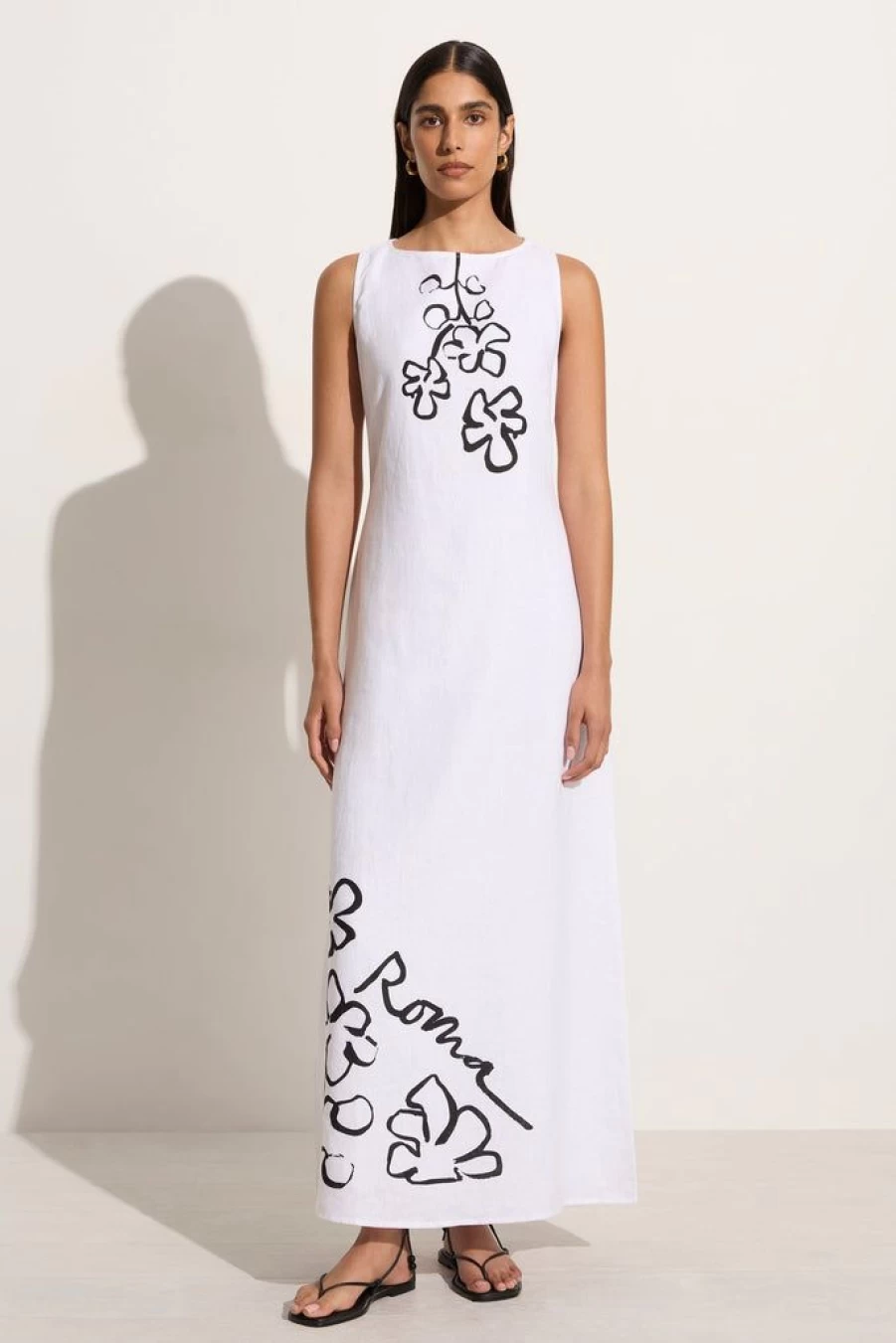 Faithfull The Brand Nahna Maxi Dress Roma - Flowy Boho Summer Dress for Women