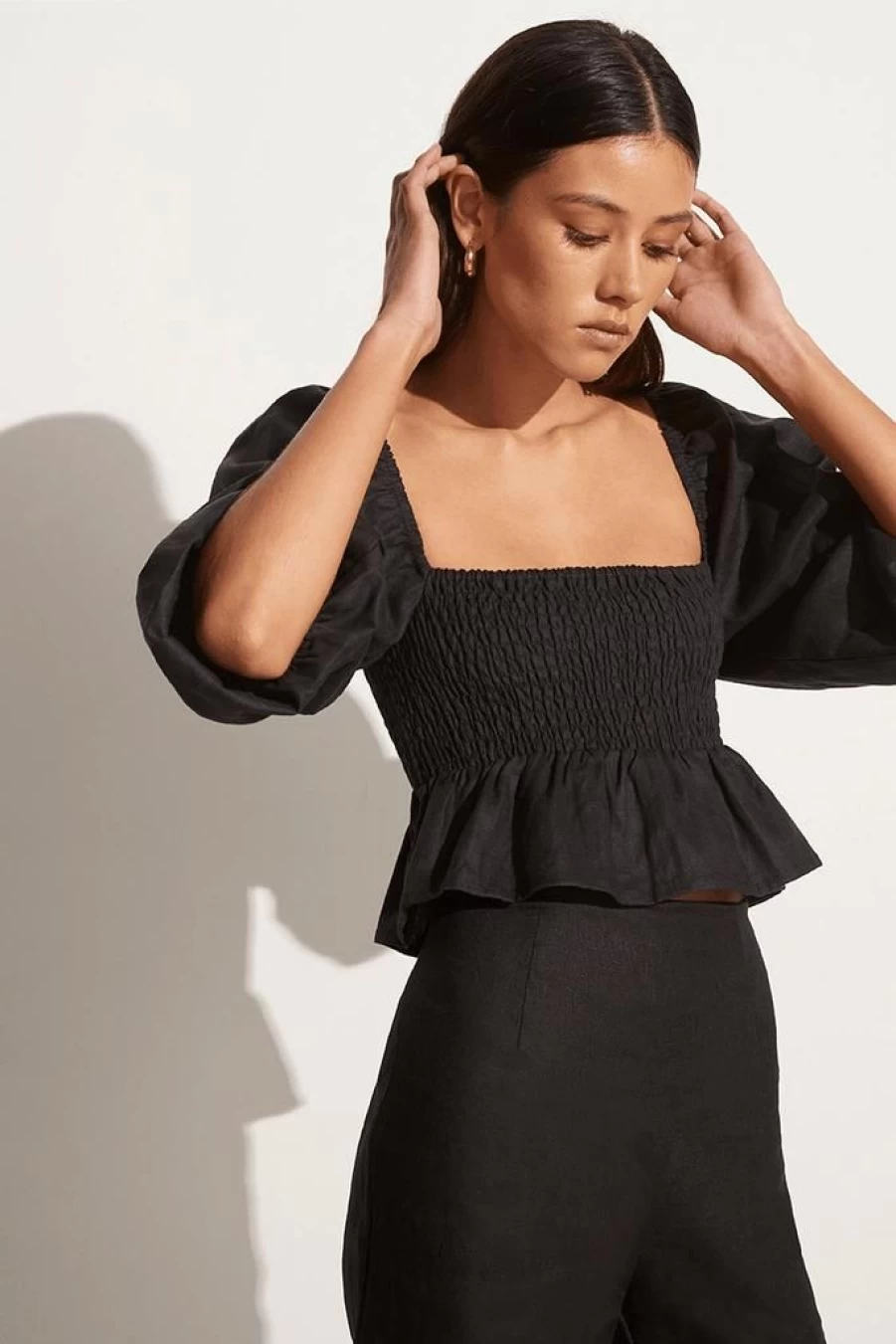 Faithfull The Brand Vivica Black Top - Women's Final Sale
