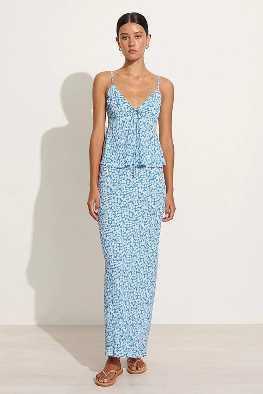 Faithfull The Brand Sinem Floral Print Skirt - Women's Bohemian Midi Skirt Final Sale