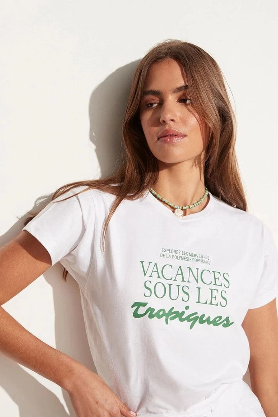 Faithfull The Brand Women's En Vacances White Tee - Exclusive Final Sale