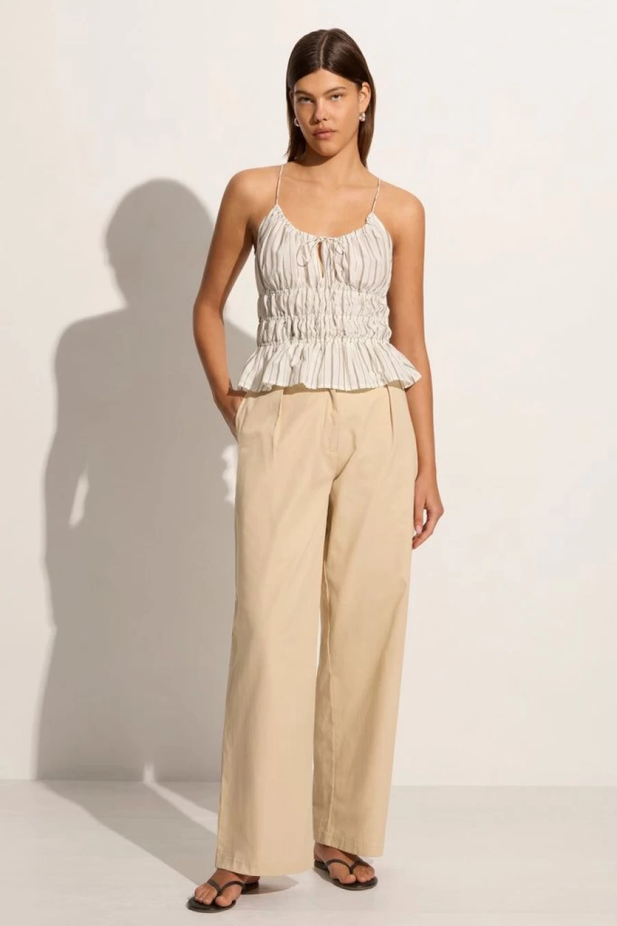 Faithfull The Brand Casale Top Trieste Striped Women's Blouse - Elegant Summer Fashion