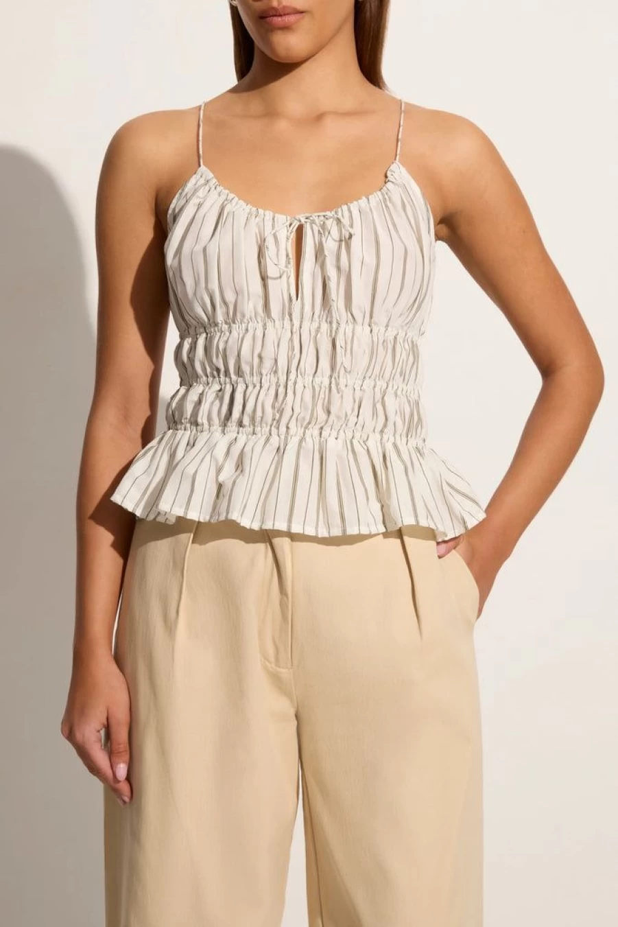 Faithfull The Brand Casale Top Trieste Striped Women's Blouse - Elegant Summer Fashion
