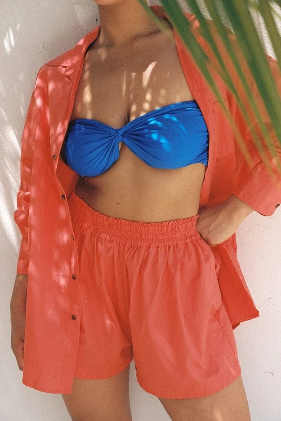 Faithfull The Brand Elva Morange Shorts - Limited Time Final Sale
