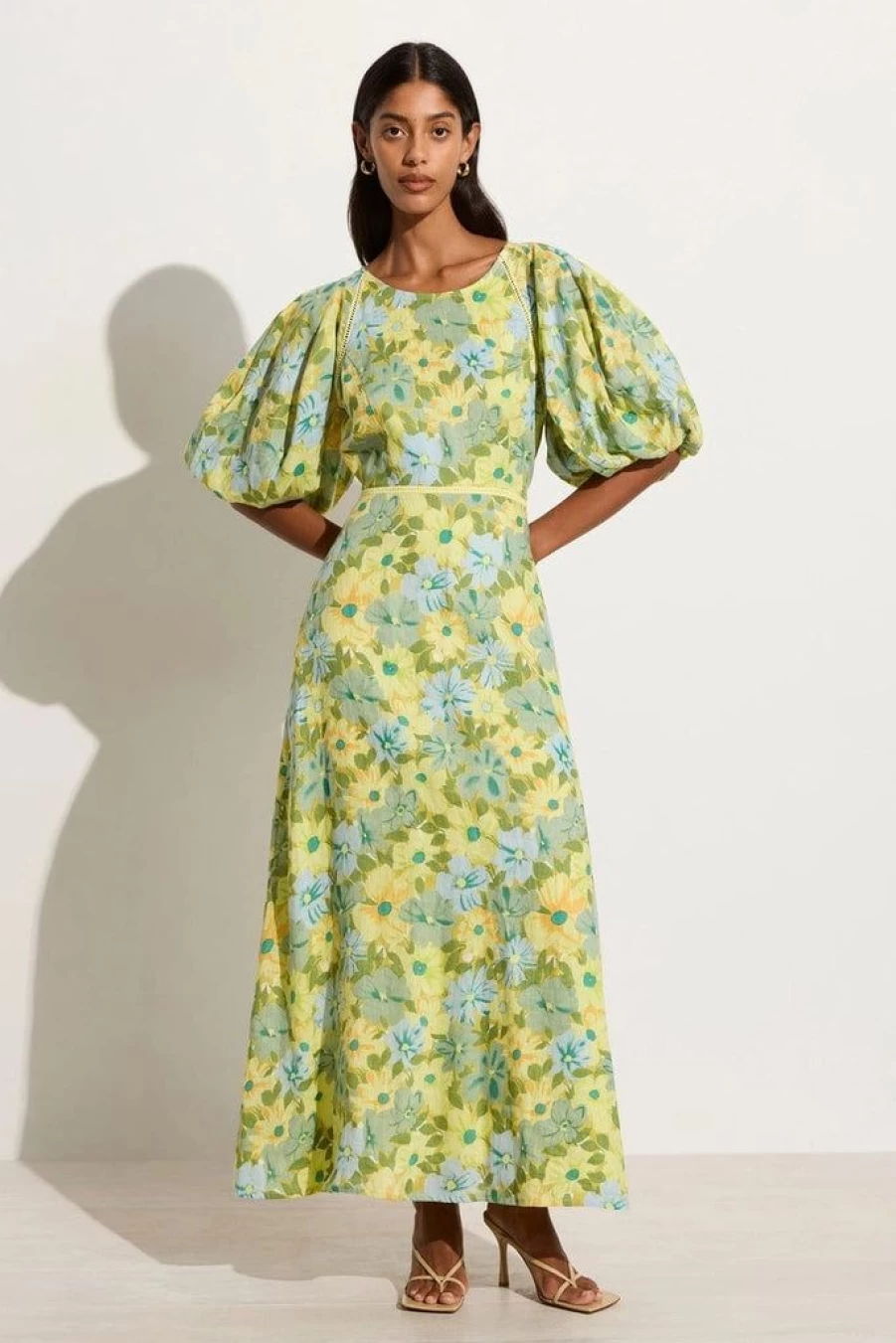Faithfull The Brand Valerina Maxi Dress in Francis Floral Print - Women's Boho Summer Dress