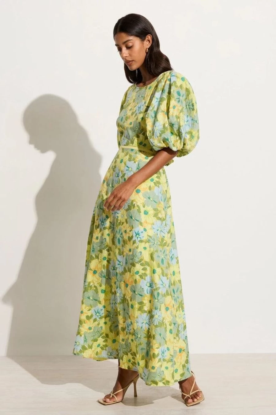 Faithfull The Brand Valerina Maxi Dress in Francis Floral Print - Women's Boho Summer Dress