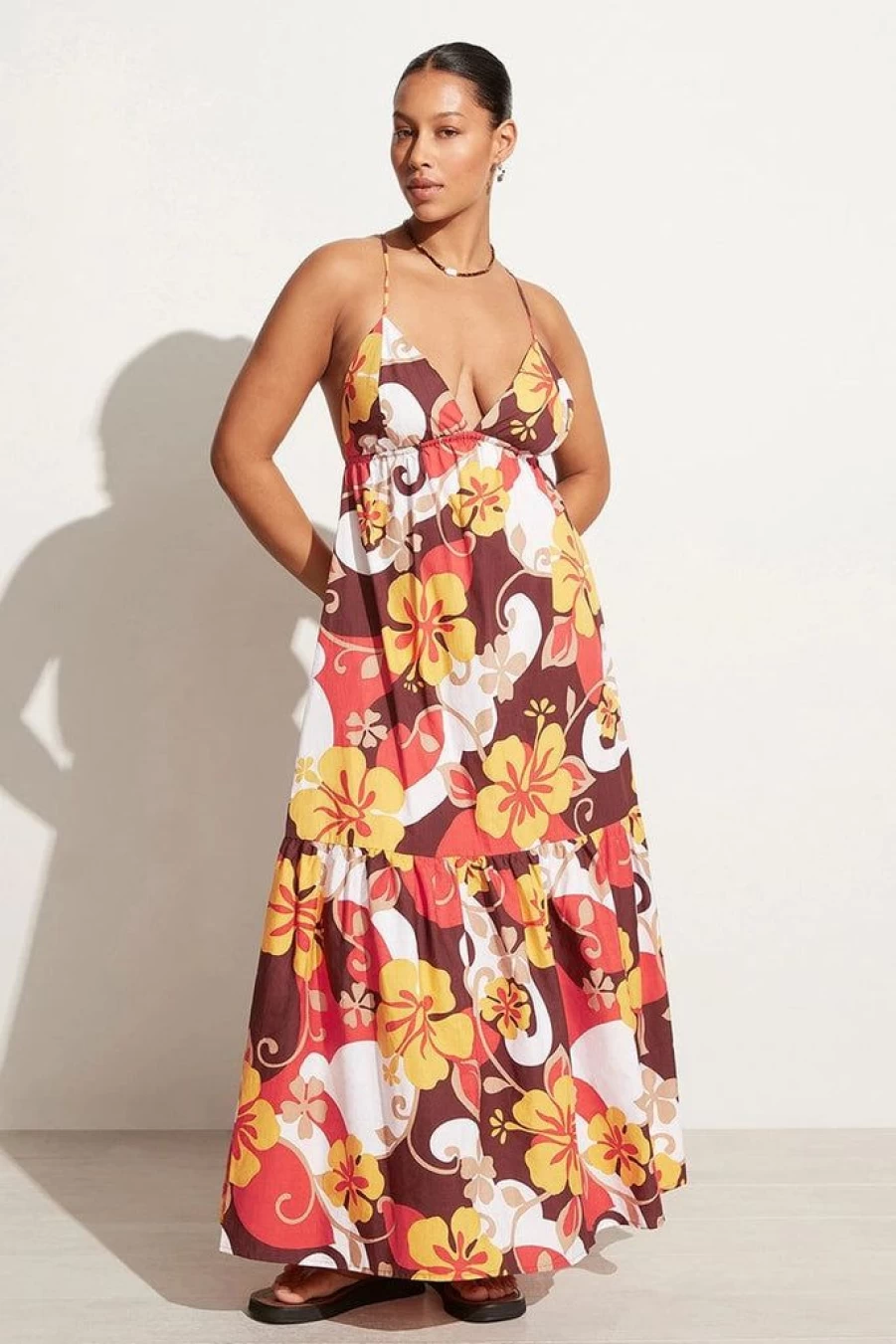 Faithfull The Brand Ulani Floral Print Midi Dress - Noma Collection Final Sale